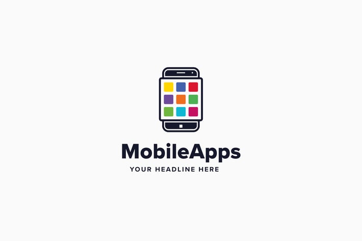 Mobile Apps Logo Template