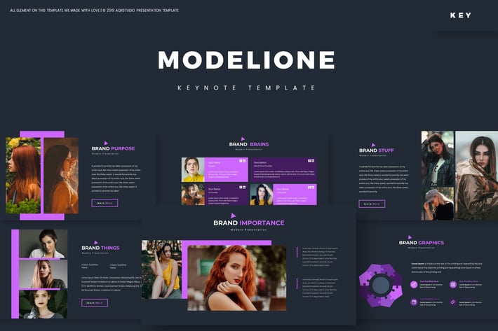 Modelione - Keynote Template