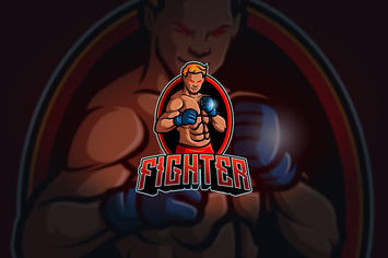 Fighter - Mascot & Esport Logo