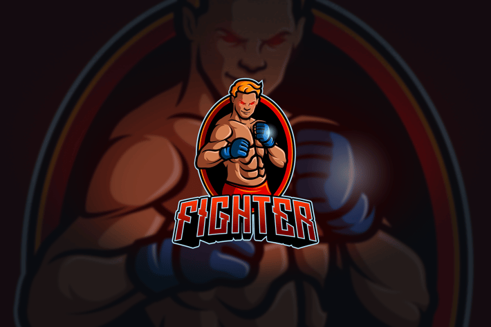 Fighter - Mascot & Esport Logo