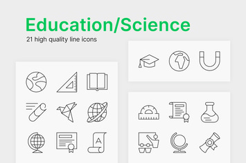 Education/Science Icons 