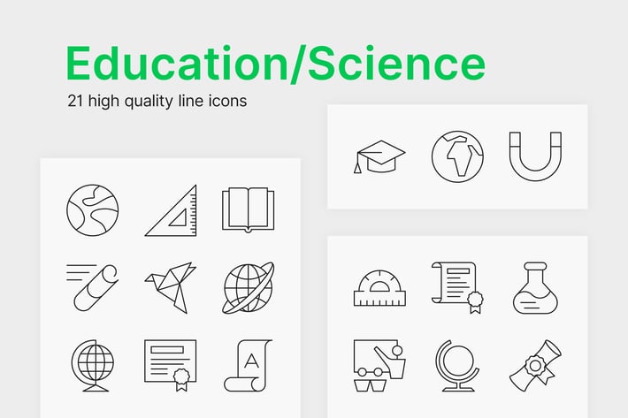 Education/Science Icons 