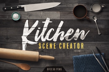 Kitchen Scene Creator Volume 1