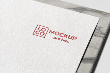 Realistic Logo Mockup