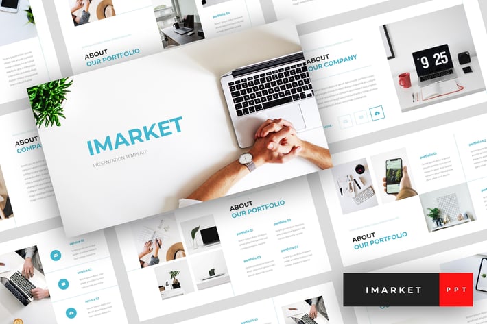 Imarket - Internet Marketing PowerPoint Template