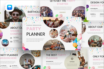 Party Planner Keynote Presentation Template