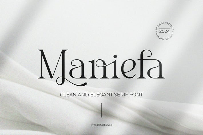 Maniefa || Clean and Elegant Serif Font
