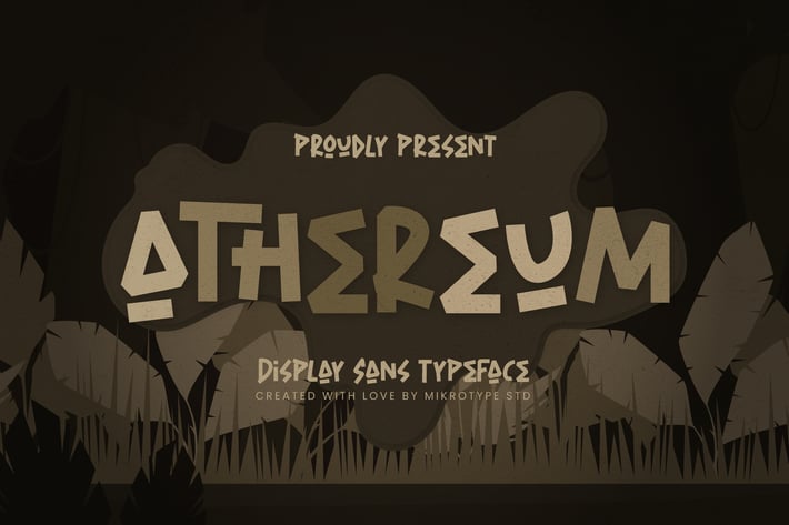 Athereum Display Advertisement Font