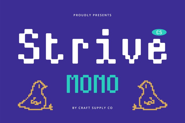Strive Mono – Monospaced Font