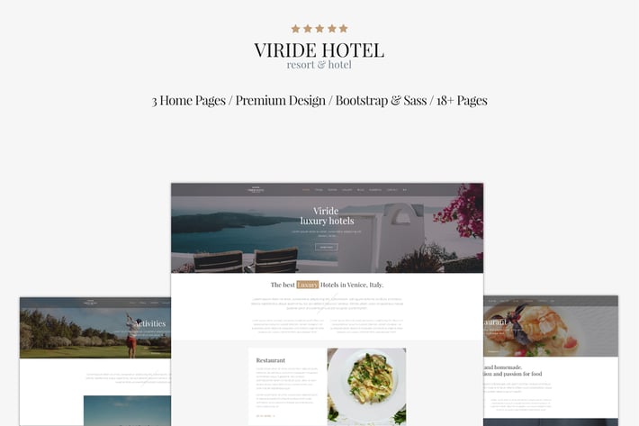 Viride - Hotel & Resort Premium HTML template
