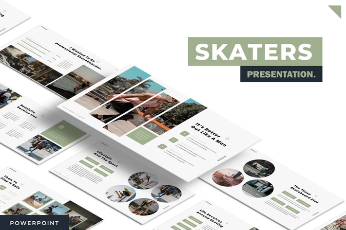 Skaters - Powerpoint Template