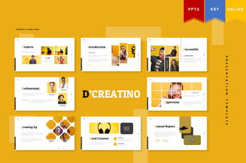 D'Creatino | Powerpoint, Keynote, Google Slides