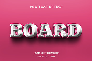 3d glossy bold text effect