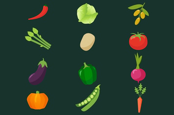 Vegetables Icon Pack