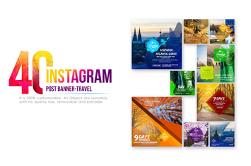 40 Instagram Post Banner-Travel
