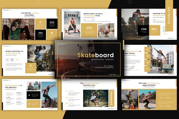 Skateboard - Keynote Template