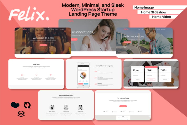Felix. - App, Mobile,  Product Landing Page