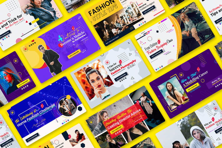 Fashion YouTube Thumbnails