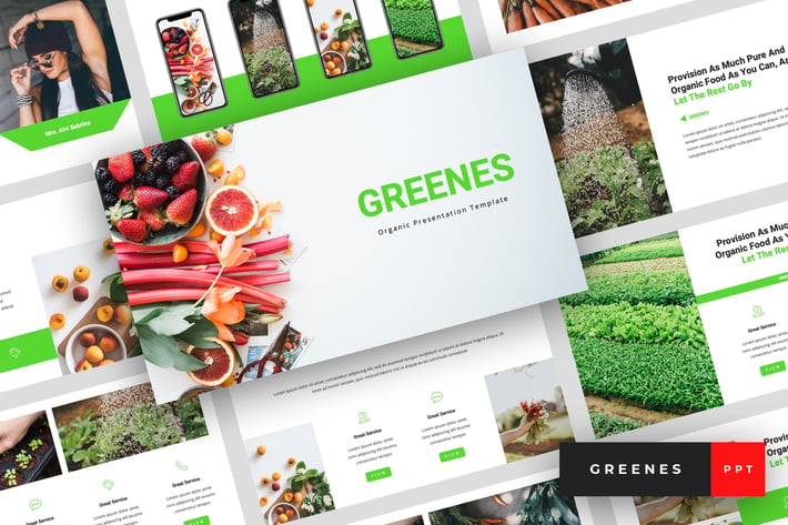 Greenes - Organic PowerPoint Template