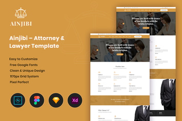 Ainjibi – Attorney and Lawyer Template