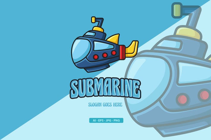 Submarine - Mascot Logo