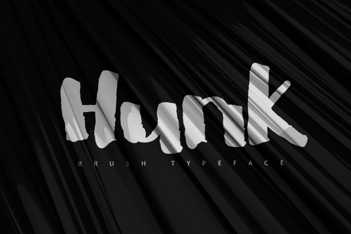 Hunk Brush Typeface