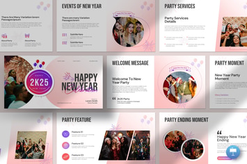 Happy New Year Keynote Template