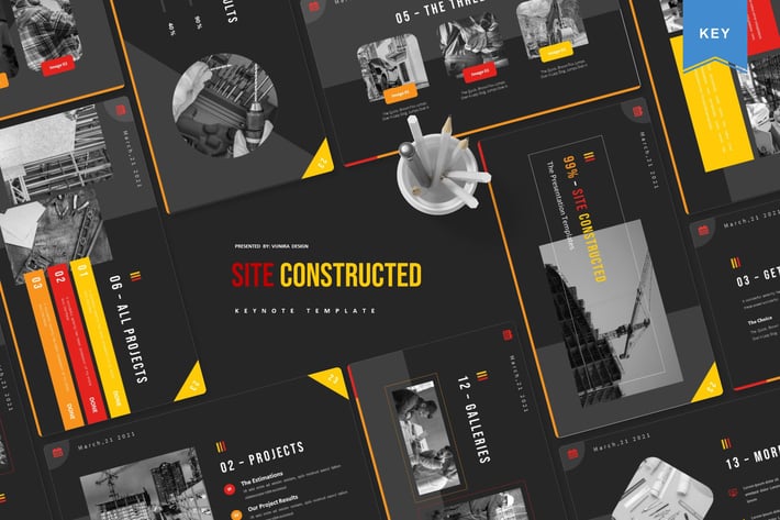 Site Constructed | Keynote Template