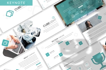 Cubelight - Business Keynote Template
