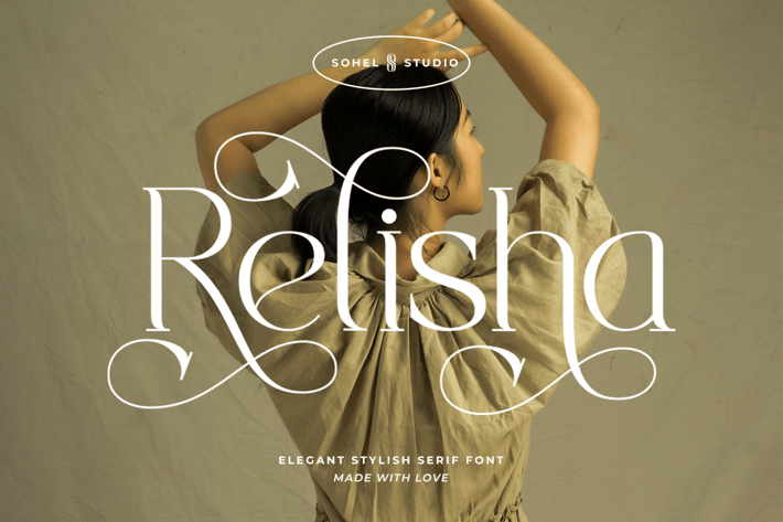 Relisha - Classy Advertising Typeface