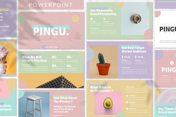 Pingu - Brandbook Powerpoint Template