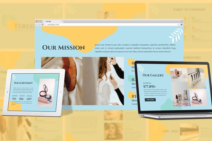 Teressia - Pastel Google Slides Template