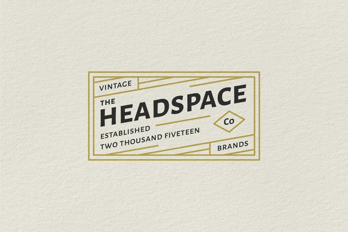 Vintage Badge Logo - Headspace Vintage Brands