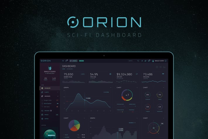 ORION – Sci-Fi Dashboard