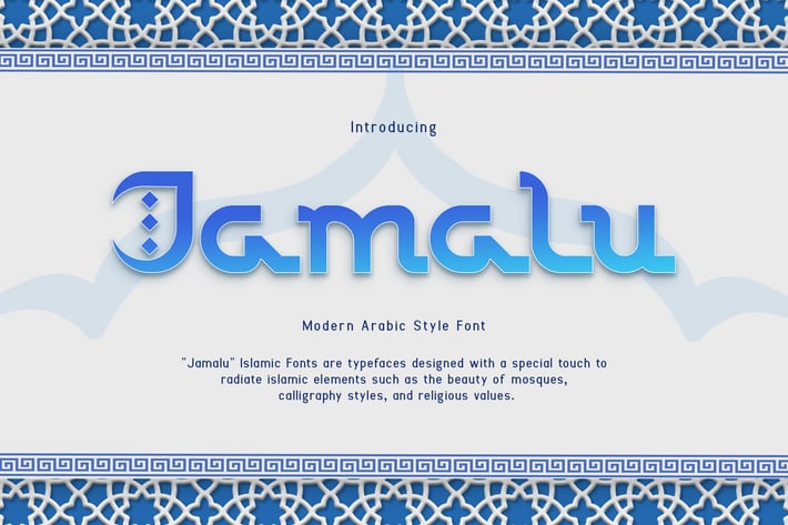 Jamalu – A Modern Arabic Style Font