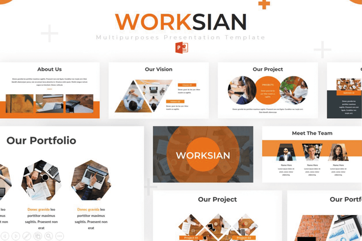 Worksian - Powerpoint Template