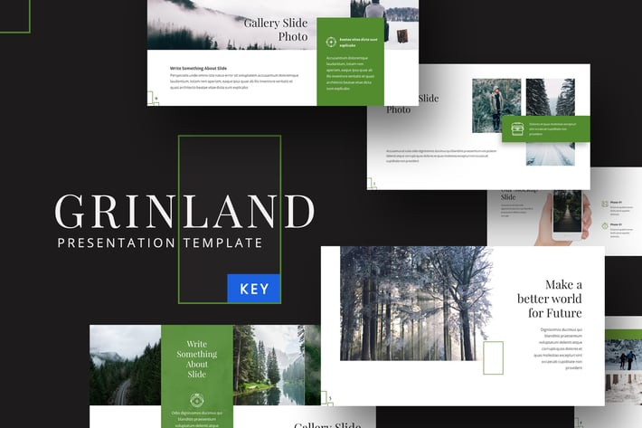 Grinland - Forest Keynote Template