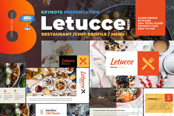 Letucce Restaurant - Keynote Template