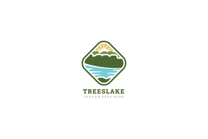 Lake and Trees Logo