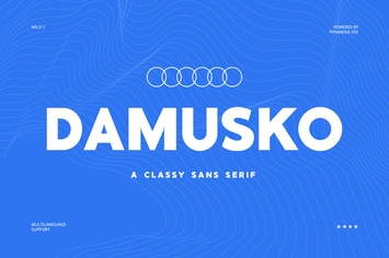 Damusko - Modern Classy Bold Sans Serif