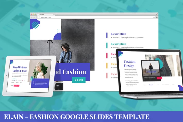 Elain - Fashion Google Slides Template