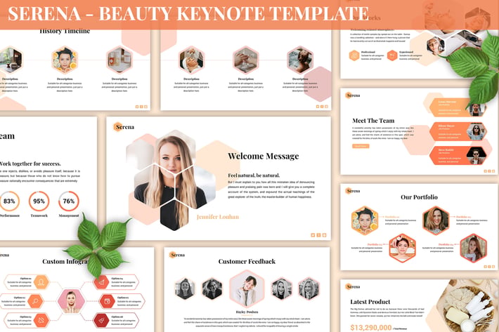 Serena - Beauty Keynote Template