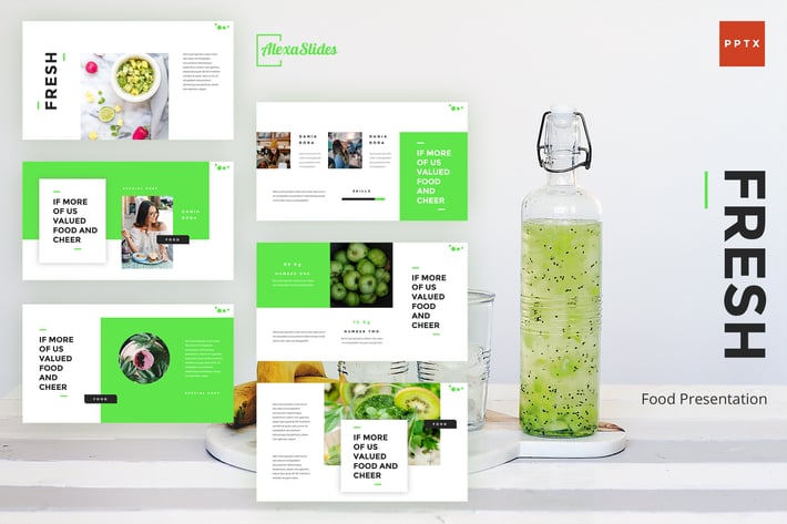 Fresh - Food Powerpoint Presentation Template