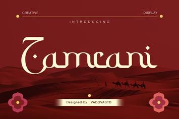 Zamrani Creative Display Font