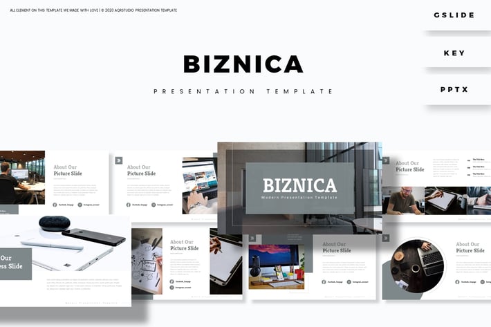 Biznica Presentation Template