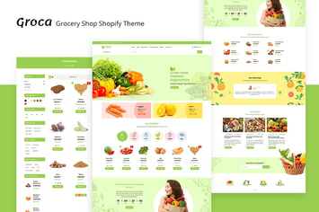 Groca - Grocery, Supermarket Shopify Theme