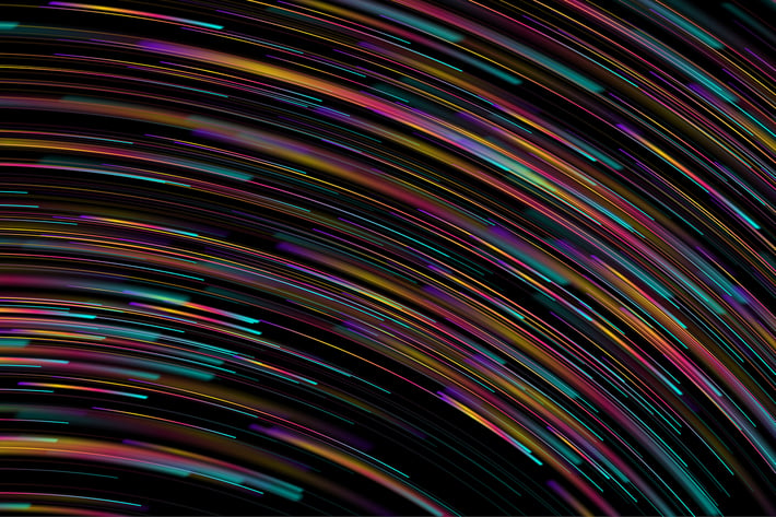 Colorful smooth lines background