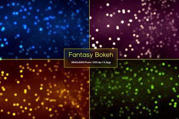 Fantasy Bokeh Particles Backgrounds