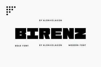 Birenz Bold Font