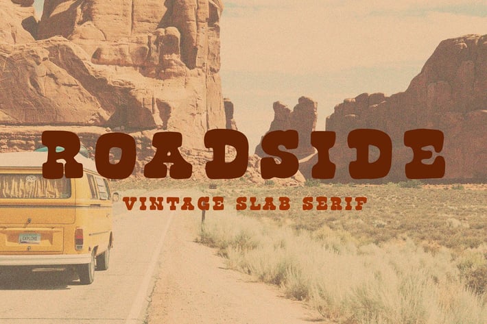 Roadside Vintage Slab Serif